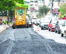 Avenida Julius Arp e ruas de acesso a Olaria estão ganhando novo asfalto