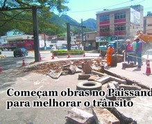 Começam obras no Paissandu para melhorar o trânsito