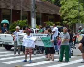 Em crise, Afape faz protesto na Via Expressa