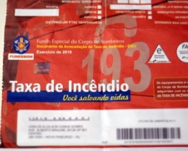 Corpo de Bombeiros esclarece boato sobre taxa de incêndio