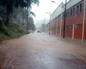 Chuva forte provoca apreensão em Nova Friburgo