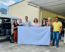 Mutirão do Cevest produz 290 lençóis para o Hospital Raul Sertã