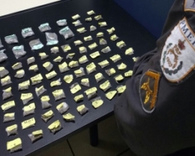 PMs apreendem carga de maconha no Catarcione
