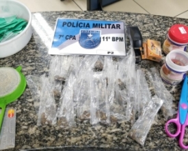 Adolescente de 17 anos é detida com drogas em Riograndina
